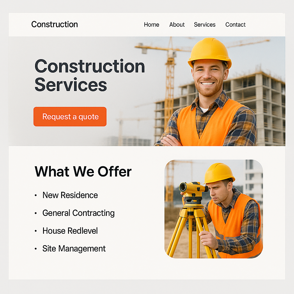 Showcasing my web design process and results