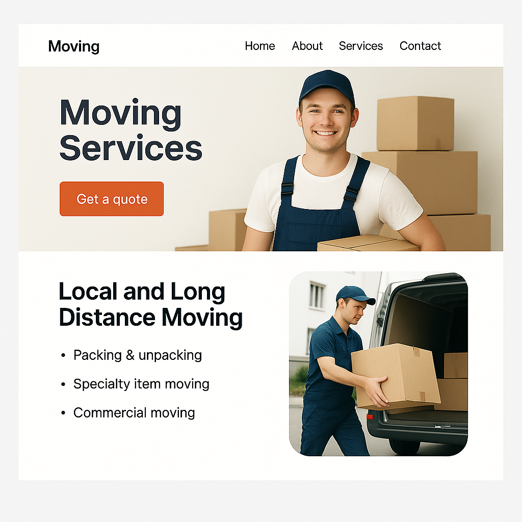 Modern website mockups and planning